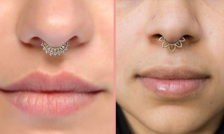 different types of septum rings