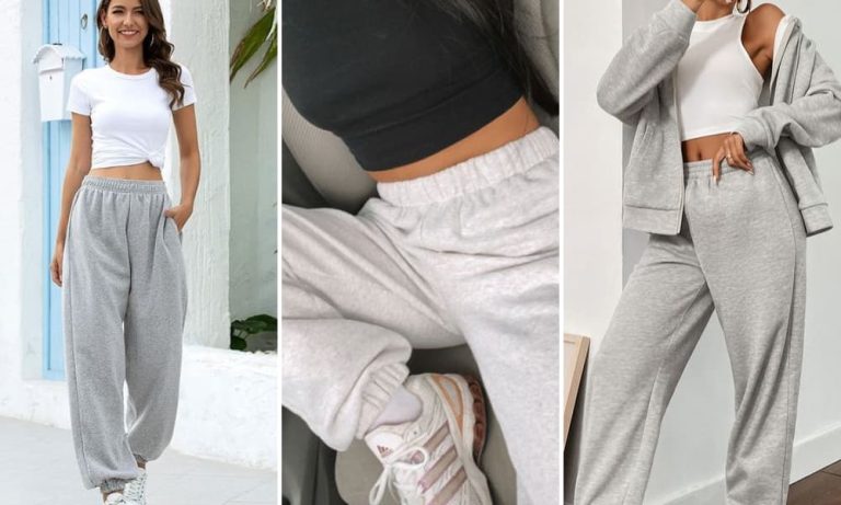 What to wear with grey sweatpants ideas
