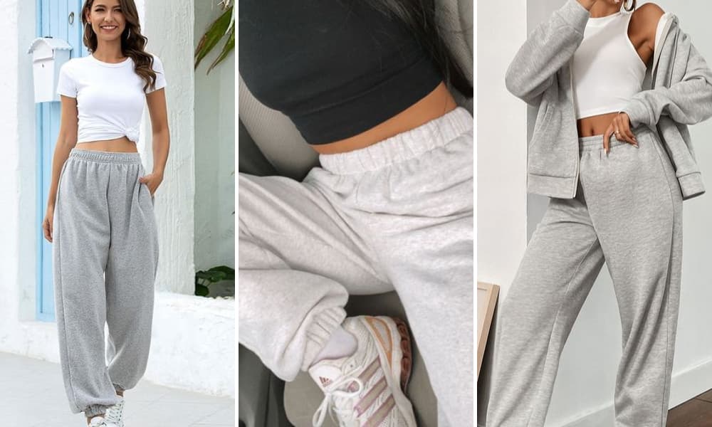 What to wear with grey sweatpants ideas
