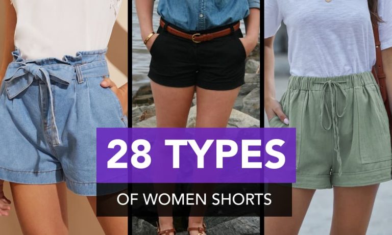 three different types of shorts for women